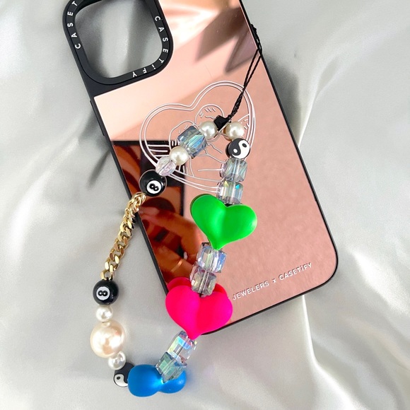 Beaded phone charm y2k aesthetic Wildflower - Picture 3 of 3